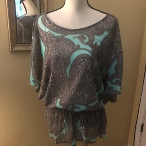INC  Women’s Sheer Blouse